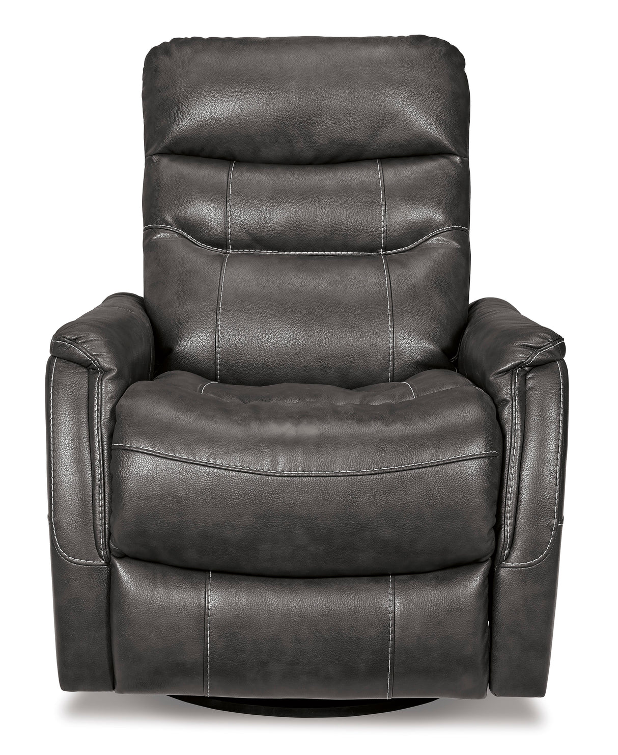 Swivel Glider Recliner Riptyme - Quarry Leather | Ashley - Home Elegance USA