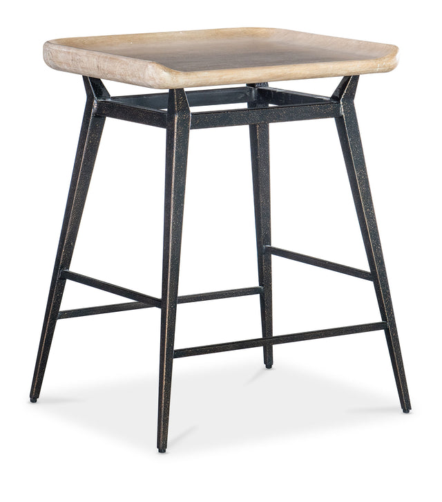 Retreat Stool - Beige / Black by Hooker Furniture - View 1