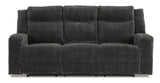 Ashley Ebony Martinglenn Reclining Power Sofa - Chenille - 4650499 - Home Elegance USA - 1