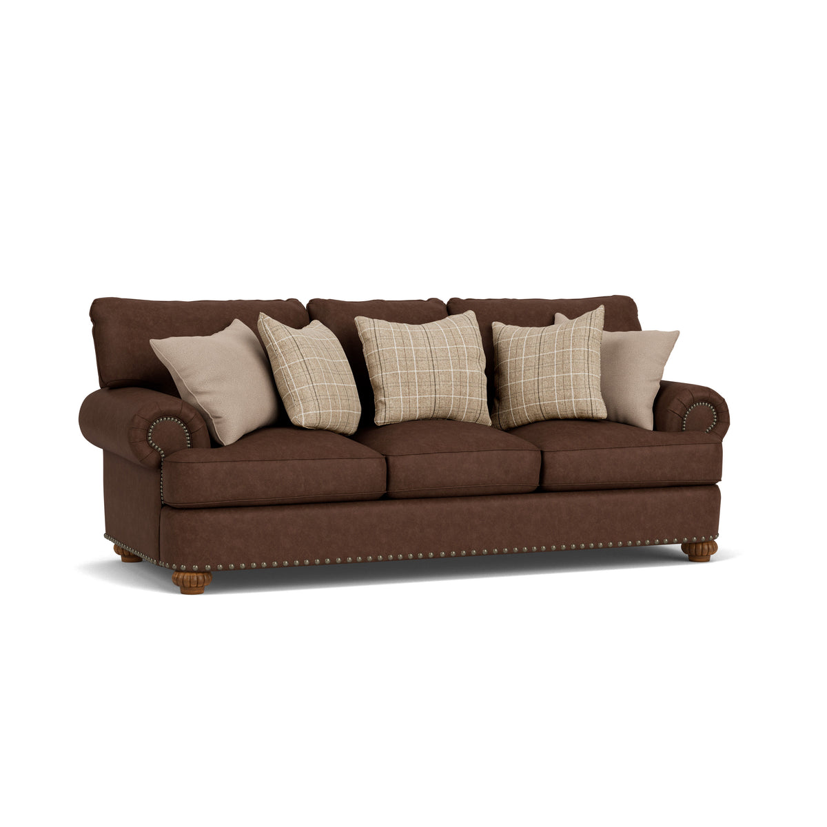 Patterson Fabric Sofa, Nailhead Trim | Flexsteel