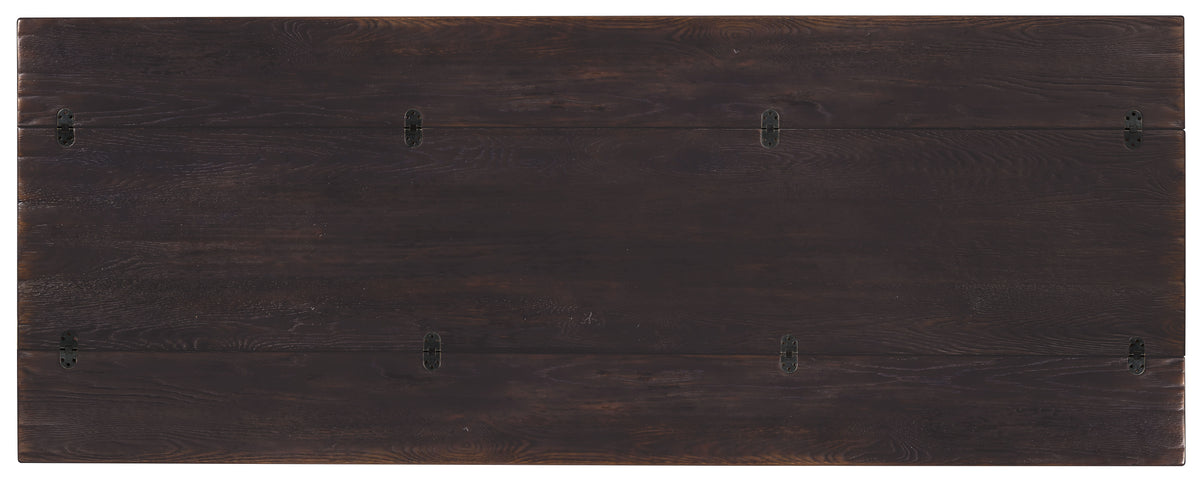 Driftwood Flip-Top Console Table Burnt Timber - Black by Hooker Furniture - View 5