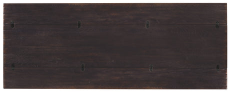 Driftwood Flip-Top Console Table Burnt Timber - Black by Hooker Furniture - View 5
