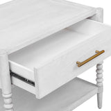 Bales Side Table - White by Uttermost - View 7
