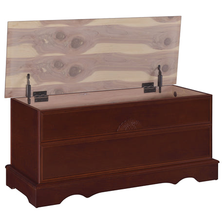 Cedar Chest - Paula Rectangular Cedar Chest Warm Brown