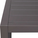 Polanco Outdoor Aluminum Dining Table - Black by Uttermost - View 8