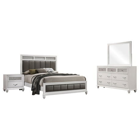 Randall White 4-piece Queen Bedroom Set - sold by Home Elegance USA
