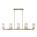 Mistie 8 Light Linear Chandelier - Bronze by Uttermost - View 2
