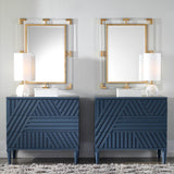 Balkan Modern Wall Mirror - Gold by Uttermost - View 2