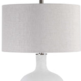 Whiteout Mottled Glass Table Lamp by Uttermost - View 5