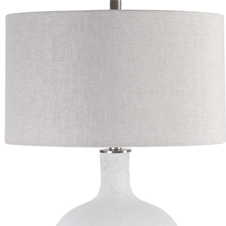Whiteout Mottled Glass Table Lamp by Uttermost - View 5