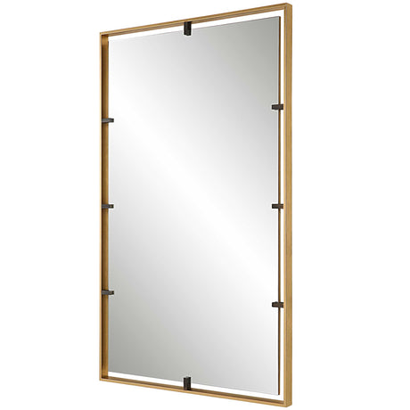 Egon Wall Mirror - Gold by Uttermost - View 4
