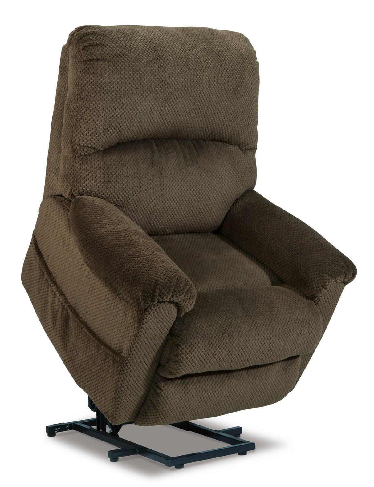 Ashley Chocolate Shadowboxer Power Lift Recliner - Chenille | Home Elegance USA