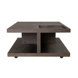 Athens Rectangular Coffee Table With Casters - Chocolate Brown | Flexsteel