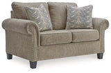 Ashley Pewter Shewsbury Loveseat - Chenille | Home Elegance USA