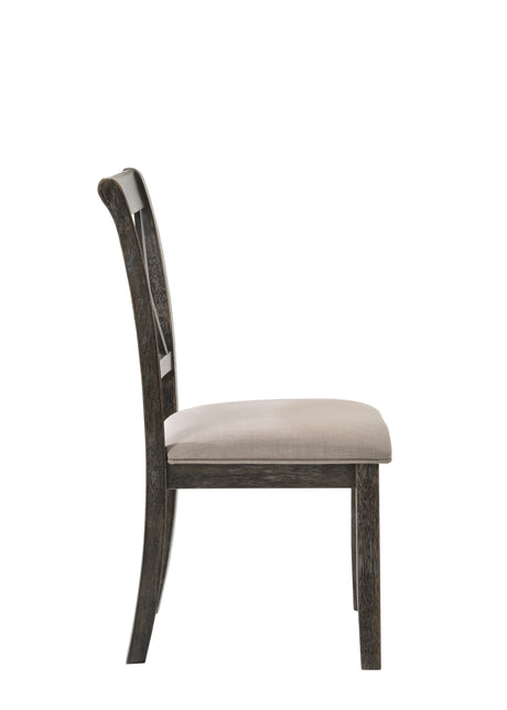 Claudia II Weathered Gray Finish 7 PCs Dining Room Set - sold by Home Elegance USA