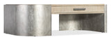 Melange Silverfrost Coffee Table - Silver / Beige by Hooker Furniture - View 1
