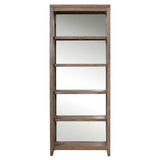 Delancey Weathered Oak Etagere - Dark Brown by Uttermost - View 3