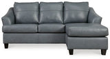 Ashley Steel Genoa Sofa Chaise - Leather - 4770518 - Home Elegance USA - 1