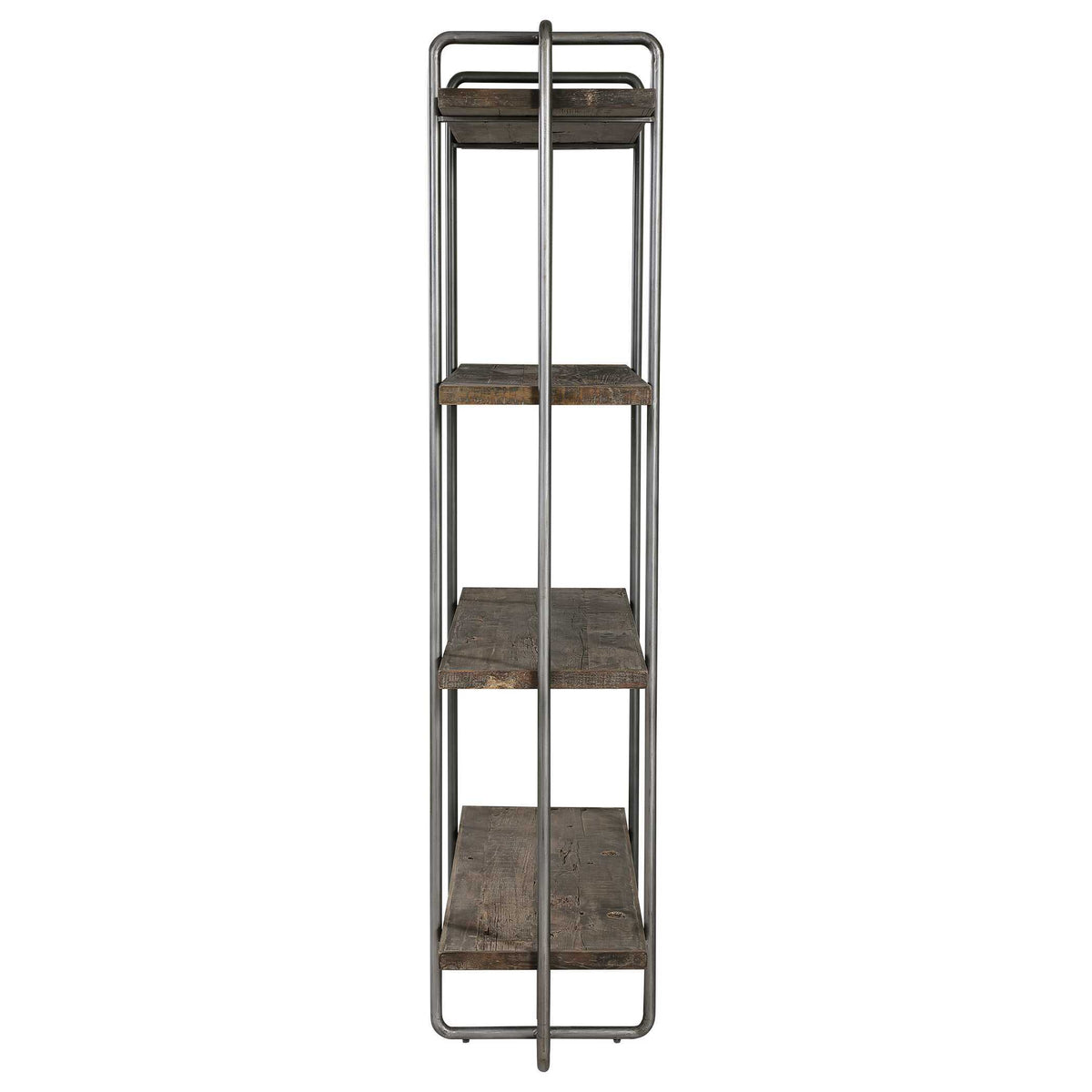 Stilo Urban Industrial Etagere - Dark Brown / Dark Gray by Uttermost - View 4