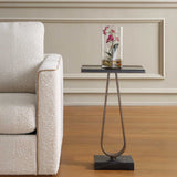 Galloway Minimalist Accent Table - Black by Uttermost - View 2