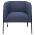 Jacobsen Barrel Chair Denim - Blue by Uttermost - View 1