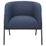 Jacobsen Barrel Chair Denim - Blue by Uttermost - View 1