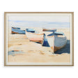 Beached Boats Framed Print - Light Brown by Uttermost - View 1