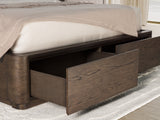Athens Queen Panel Storage Bed - Dark Brown | Flexsteel