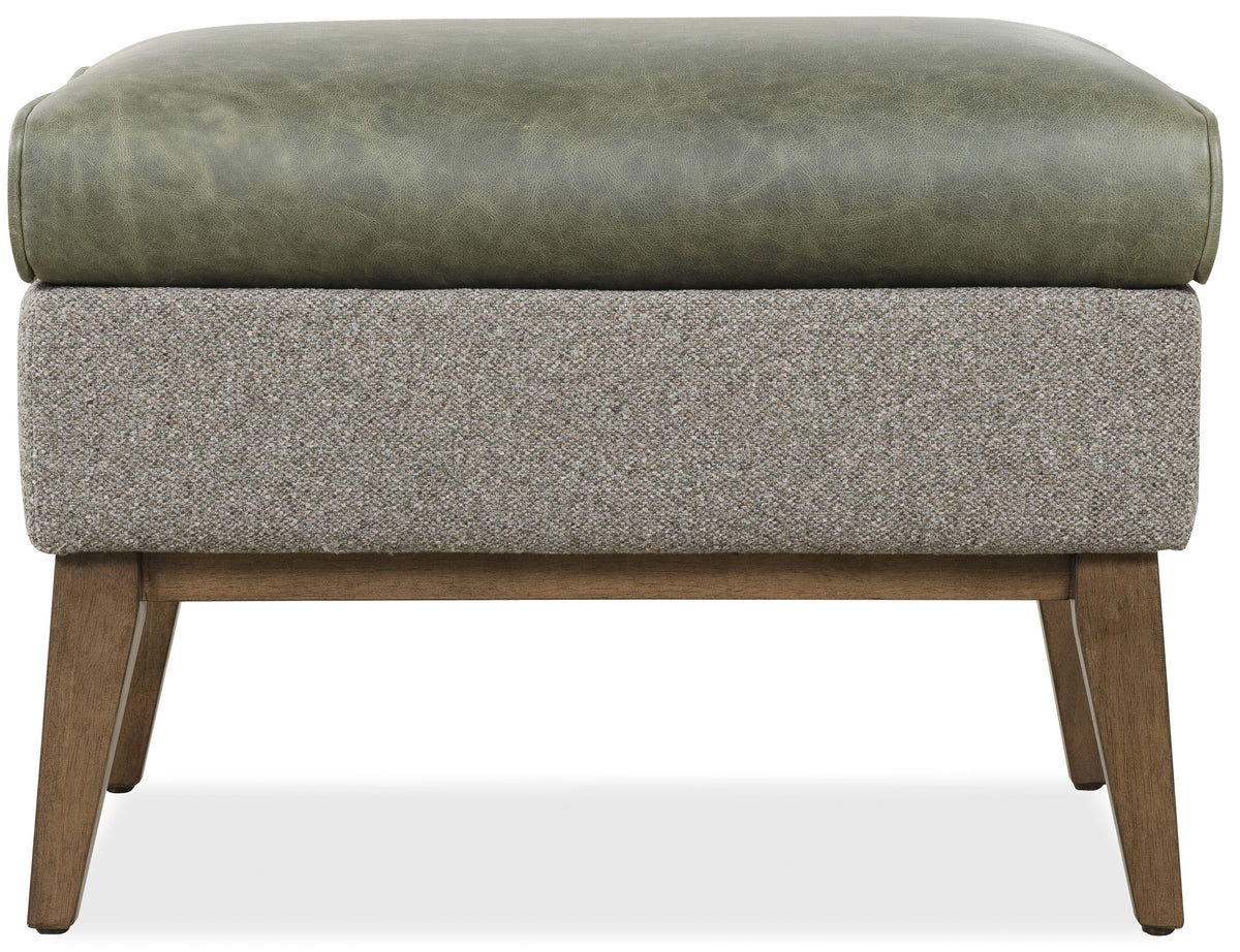 Camille Ottoman - Dark Green / Gray by Hooker Furniture - View 4