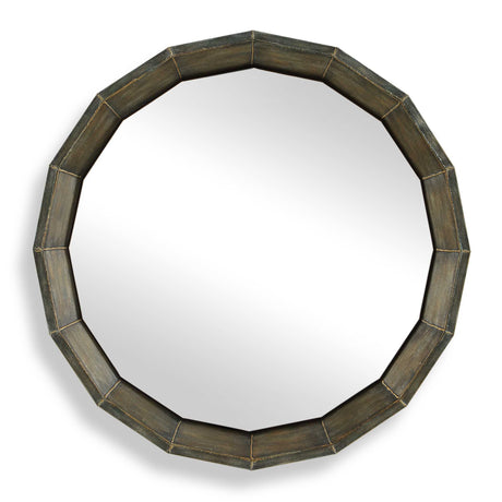 Neve Round Mirror - Bronze by Uttermost - View 1