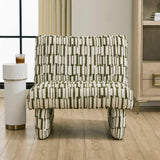 Willa Accent Chair - Green / White by Uttermost - View 2