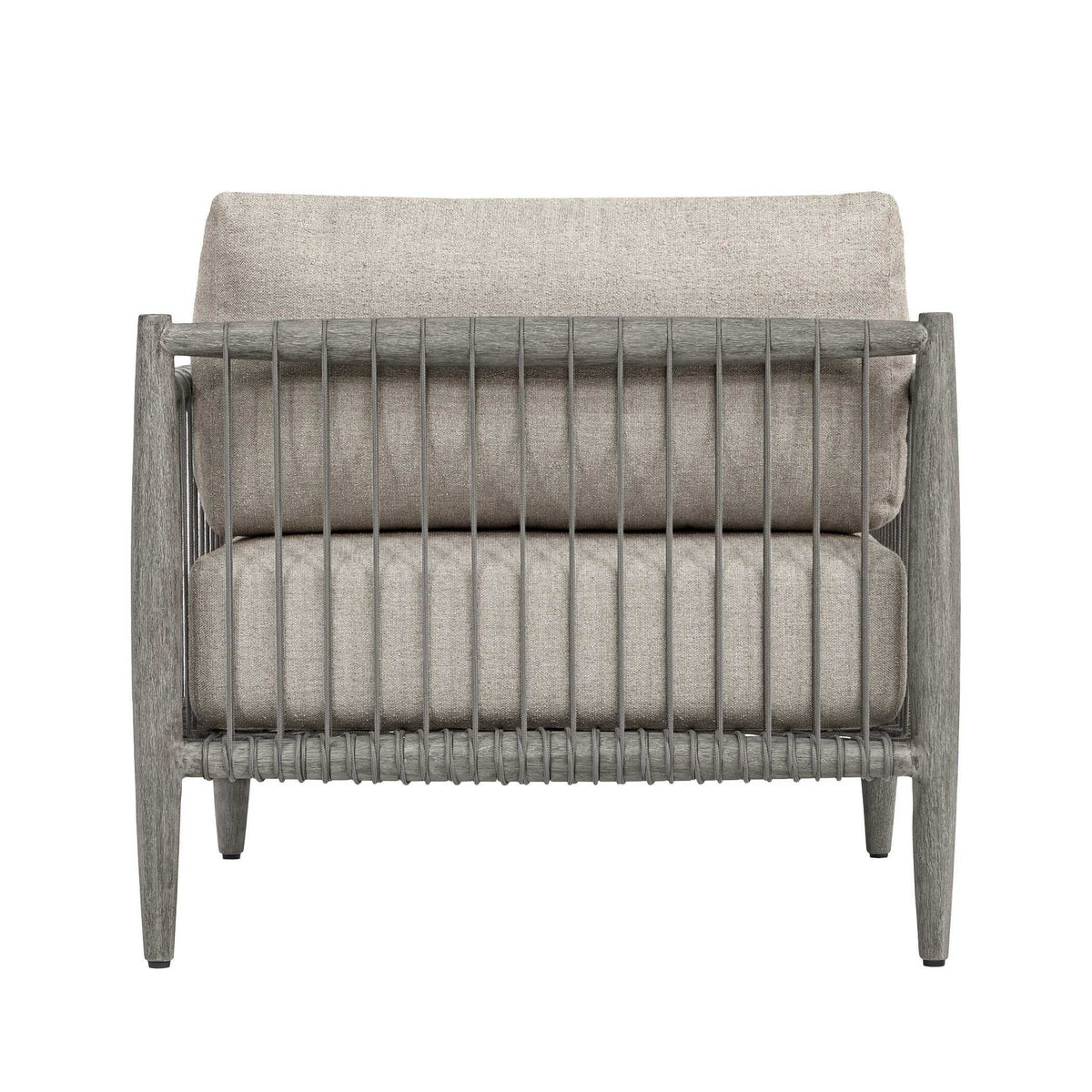 Borneo Outdoor Lounge Chair Dove - Light Gray by Uttermost - View 4