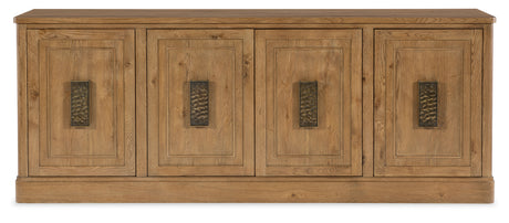 Cashiers Entertainment Credenza Almond - Light Brown by Hooker Furniture - View 3