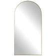 Crosley Arch Mirror Antique Brass - Yellow by Uttermost - View 1