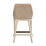 Paloma Outdoor Wicker Counter Stool Brown / Gray / White - Light Brown / White by Uttermost - View 12