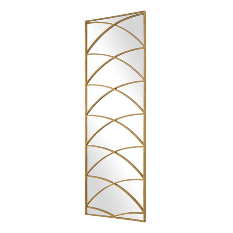 Crossed Up Full Length Mirror - Gold by Uttermost - View 4