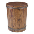 Ceylon Wine Barrel Side Table - Dark Brown by Uttermost - View 1