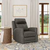 Maxwell Power Gliding Recliner With Power Headrest And Lumbar - Cinder | Flexsteel