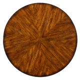 Carmel Round Lamp Table - Dark Brown by Uttermost - View 5