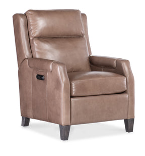Nelson Power Recliner With Power Headrest - Light Brown by Hooker Furniture - View 1