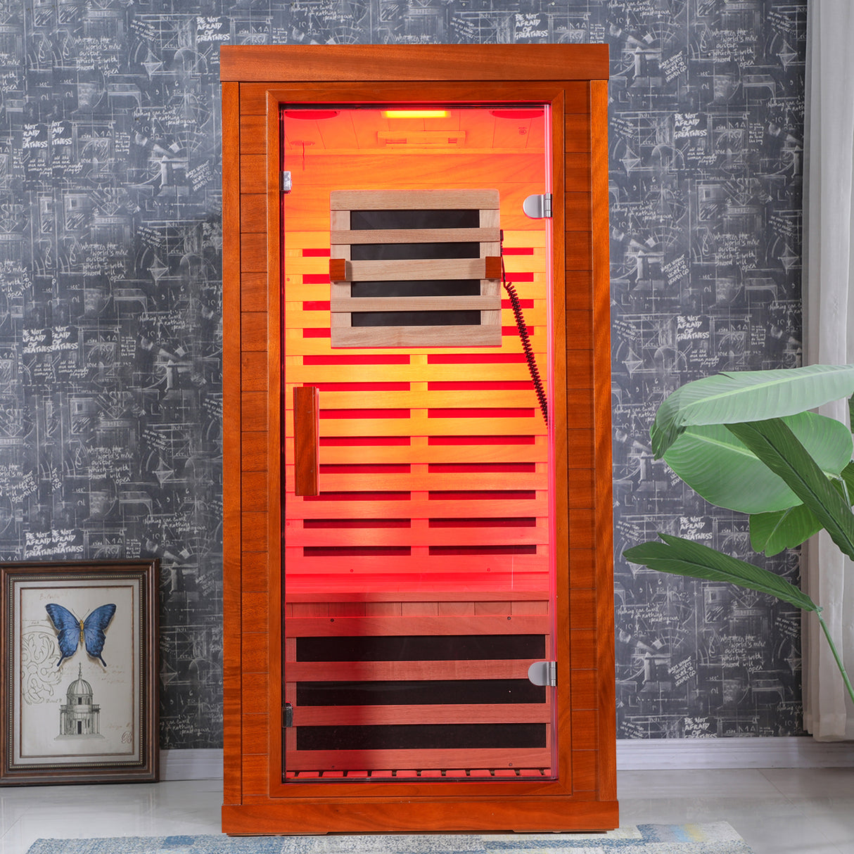 Single person infrared sauna