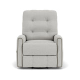 Devon Transitional Fabric Rocking Recliner With Nailhead Trim | Flexsteel