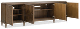 Melange Burleigh Entertainment Console - Dark Brown by Hooker Furniture - View 3