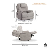 Zecliner Model 2 Power Sleep Chair - Dove | Flexsteel