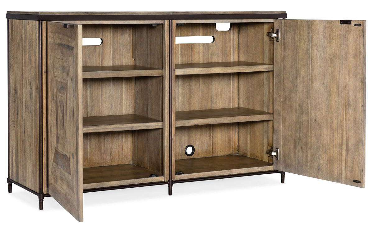 Saint Armand Door Chest - Light Brown / Dark Brown by Hooker Furniture - View 4