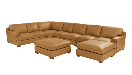 Leather Match Large Seating Modular Sectional - sold by Home Elegance USA