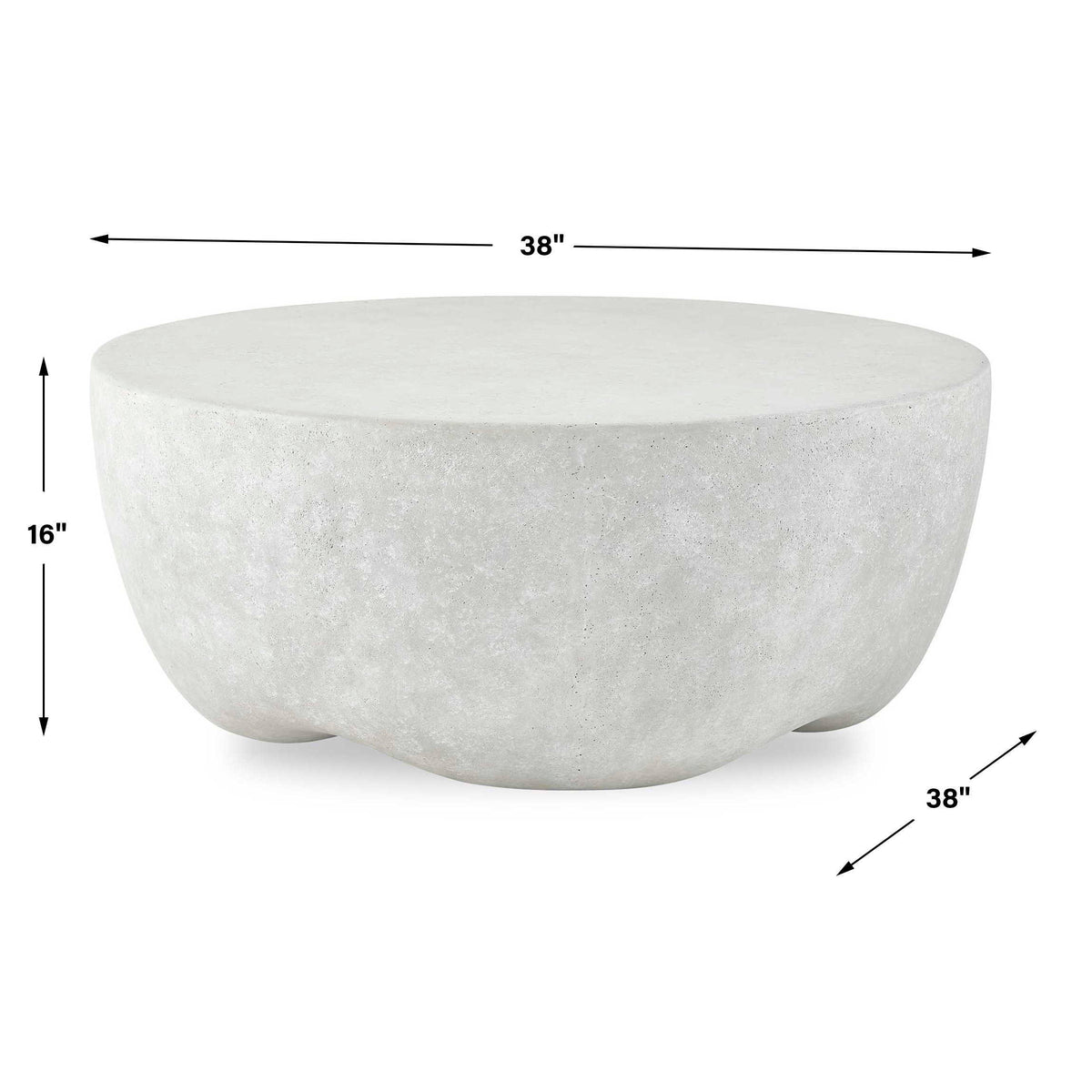Wright Outdoor Coffee Table - Gray by Uttermost - View 7