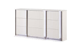 Fabio Contemporary Style 6-Drawer Dresser Made with Diamond-Patterned Side Accents with LED Lighting and Wood in White Finish(INCLUDES DRESSER ONLY)  same as B009P309318 (CA inventory)