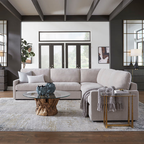 Refuge Armless Sand Sofa - Beige by Uttermost - View 2