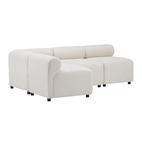 Evelyn 83 in.4-Piece L Shaped Modular Free Combination Sectional Chenille Sofa Couch for Living Rooms - sold by Home Elegance USA
